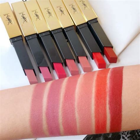 ysl rouge pur couture the slim strange orangeswatches|YSL beauty pur couture.